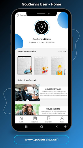 GouServis User Screen 3