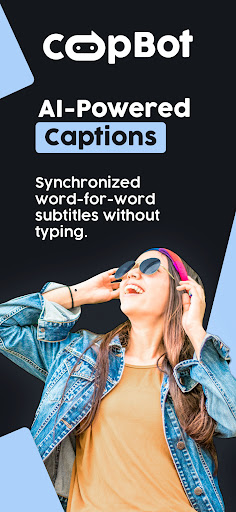 Android application CapBot: AI Captions for Videos screenshort