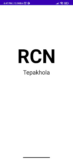 Android application RCN Tepakhola screenshort
