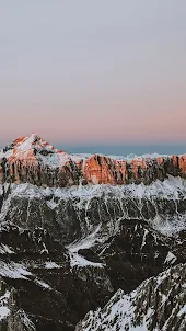 منظر جبل ثلجي