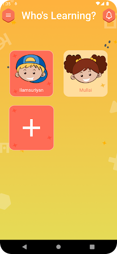 Android application Arignar - Tamil Learning screenshort