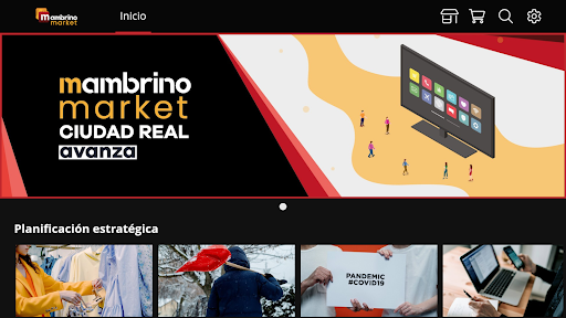 Android application Mambrino Market TV screenshort