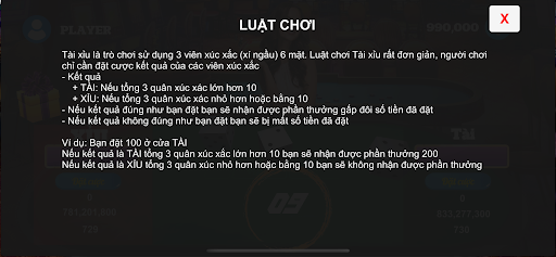 Tài Xỉu 3D Mod Unlimited