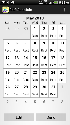 Shift Calendar (since 2013) 1.73.2 screenshots 1