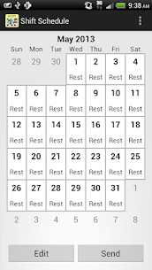 Shift Calendar (since 2013) 1