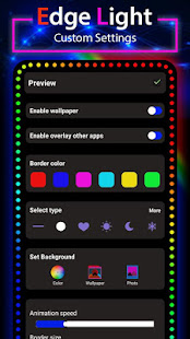 Скачать Edge Lighting Live Wallpaper - LED Borderlight Онлайн бесплатно на Андроид