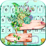 Cover Image of Download Dainty Floral Garden Keyboard  APK