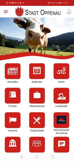 Android application Oppenau screenshort