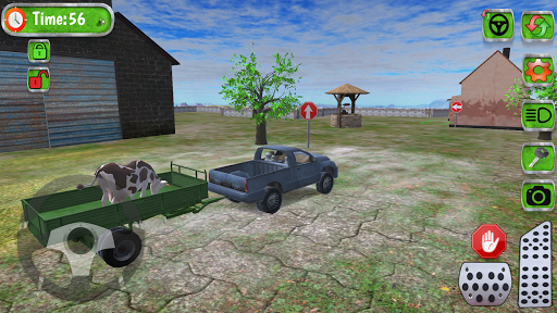 Çiftlik İnek Taşıma Oyunu 3D