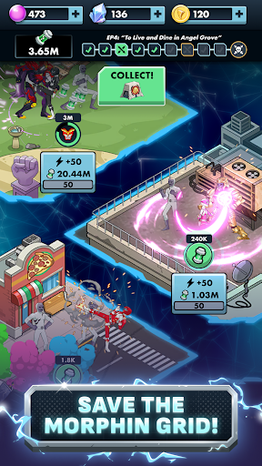 Screenshot of Power Rangers Mighty Force