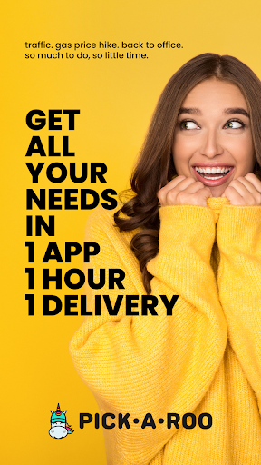 Android application Pickaroo: Grocery, Food, Shops screenshort