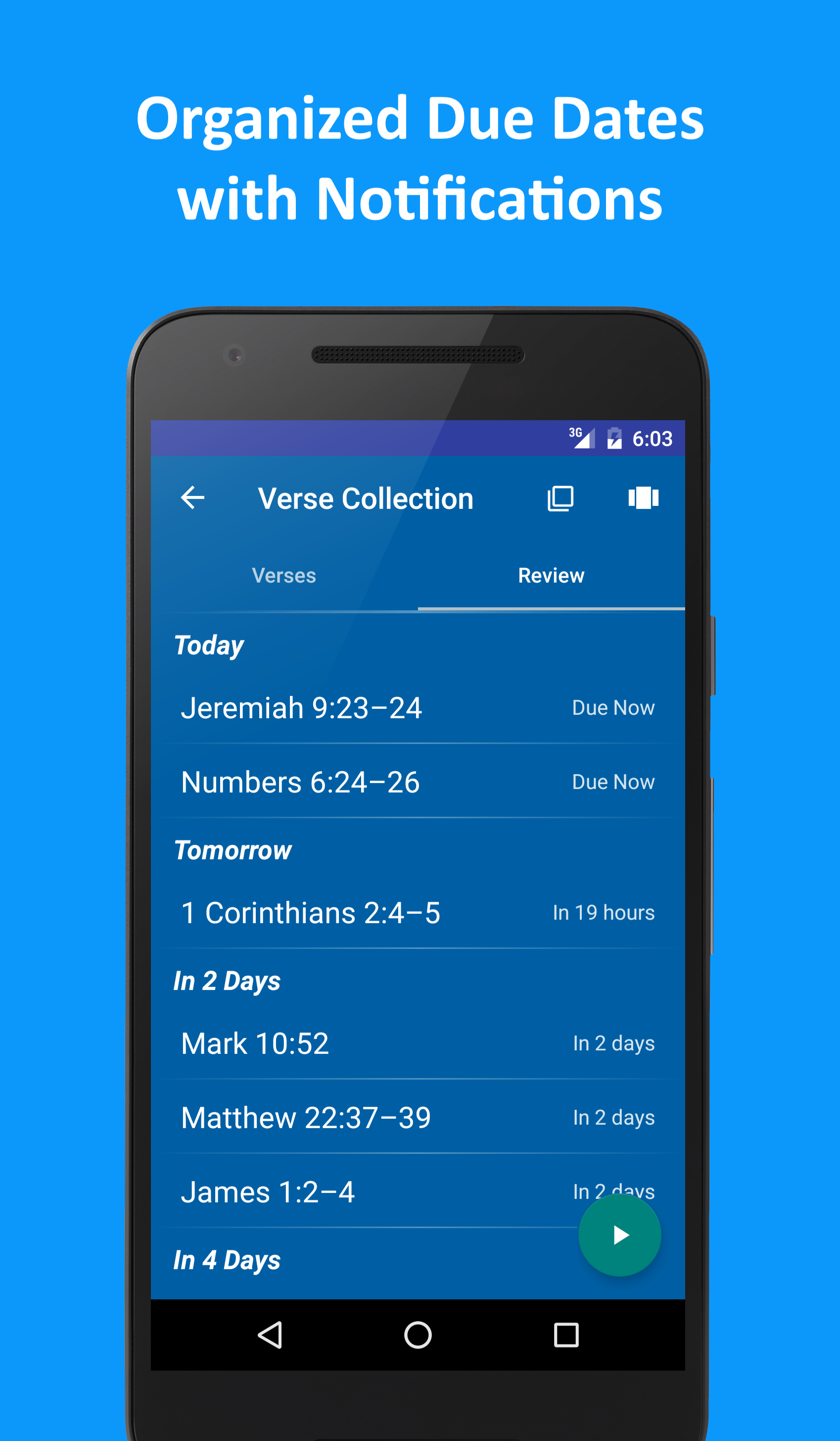 Android application Bible Memory: BibleMe screenshort