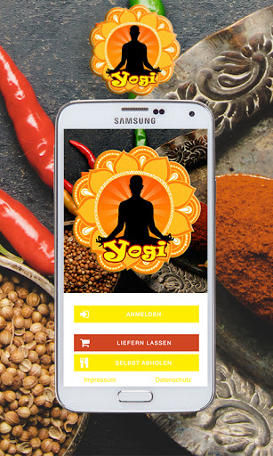 Android application Yogi Restaurant screenshort