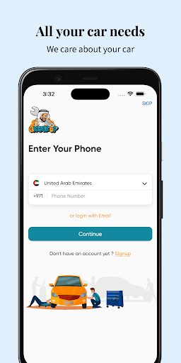 Android application Garage UP screenshort