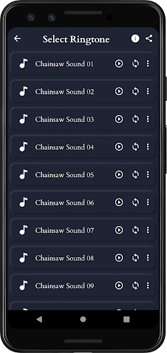 Chainsaw Sounds Screen 3