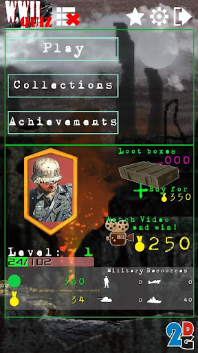 WWII Power Quiz Screen 3