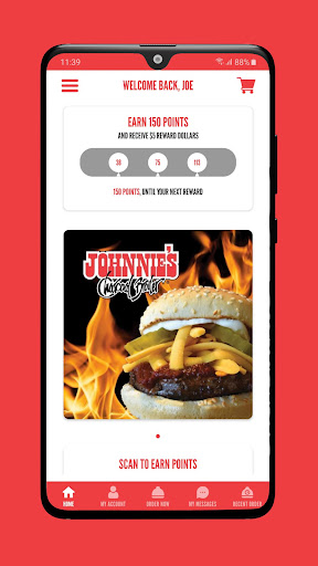 Johnnies Rewards Screen 2
