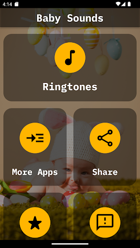 Android application Baby Ringtones screenshort