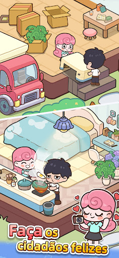 Happy Citizens - Mayor Sim Captura de Tela do Jogo Android 2