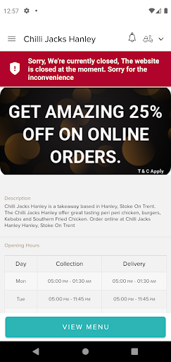 Chilli Jacks Hanley Screen 2