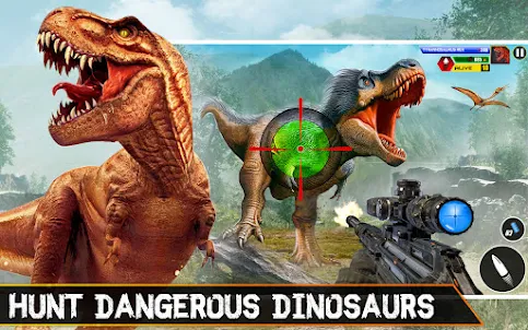 Dino Hunter 3d: Jeux dinosaure