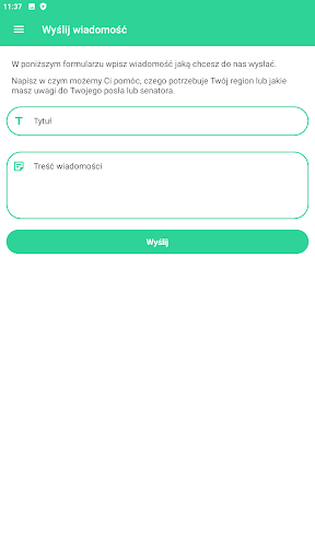 PSL komunikator Screen 2