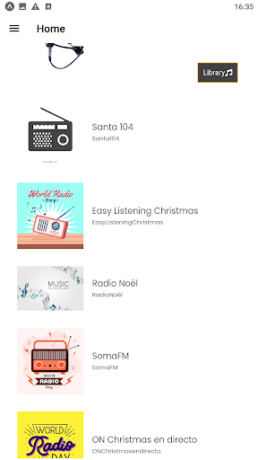Cristmas Radio Online Music Screen 3