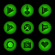 Radial Glow Green Icons Unduh di Windows