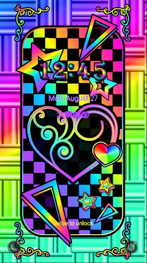 Colorful Check - Wallpaper Screen 2