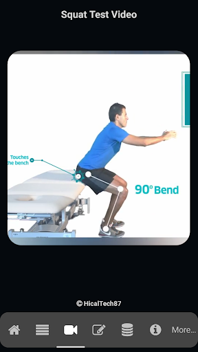 Squat Test Screen 3