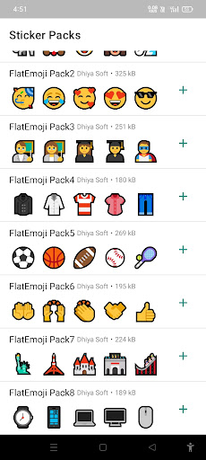 Windows Emoji Stickers for WA Screen 2