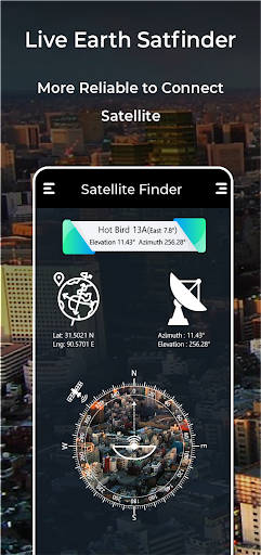 Android application Gps Satellite Finder Pro screenshort