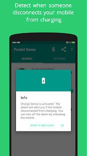 Pocket Sense - Theft Alarm App Screenshot