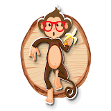 Jungle Bananas Monkey Running  icon