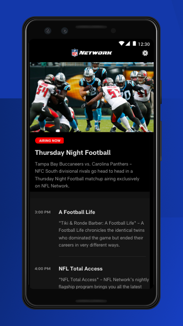 Android application NFL Network screenshort
