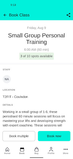 T2FIT Screen 3