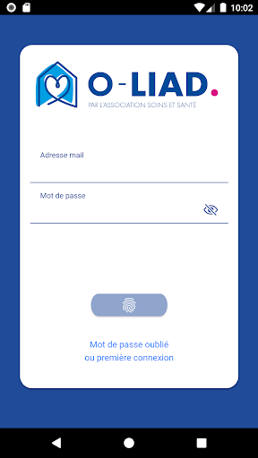 Android application O-Liad Mobile Soins et Santé screenshort