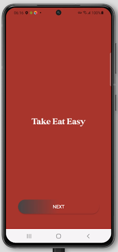 Android application Take Eat Easy screenshort