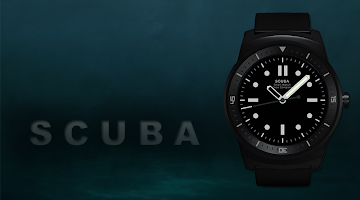 Scuba Diver Watch Face