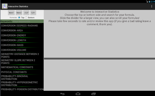Interactive Statistics PRO
