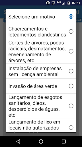 SEMMA - Sugestões e Denúncias Screen 3