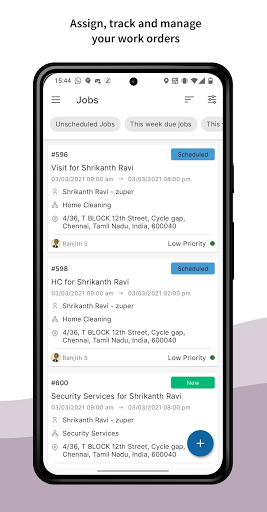 Zuper Manager Screen 2