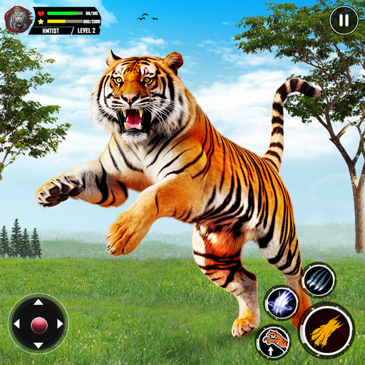 Wild Tiger Simulator 3D Games logo