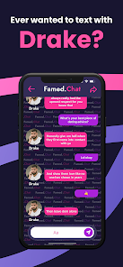 Captura 2 Famed.Chat: Celebrity Chat AI android