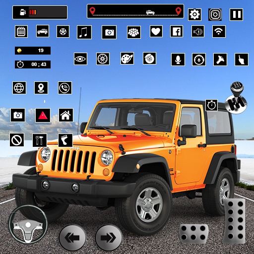 Offroad Jeep Driver Game Prado logo