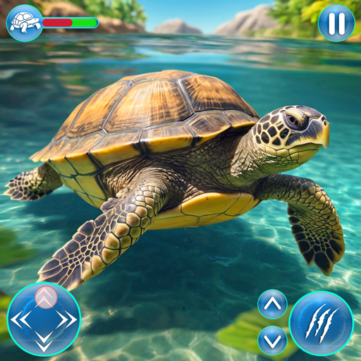 Wild Turtle Family Sim Game 3D