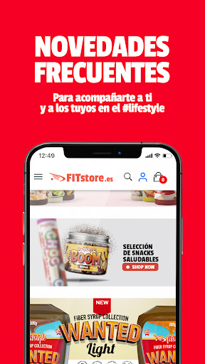Android application FITstore screenshort