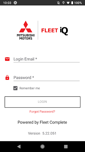 Mitsubishi Fleet iQ Screen 2