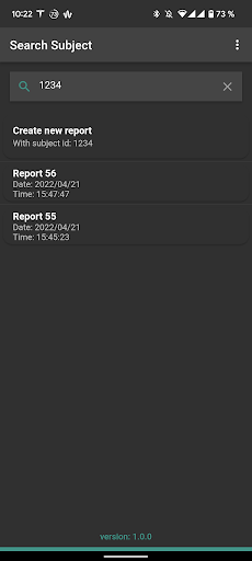Android application Dengue Diagnosis Research screenshort