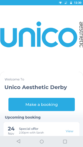 Android application Unico Aesthetic Derby screenshort
